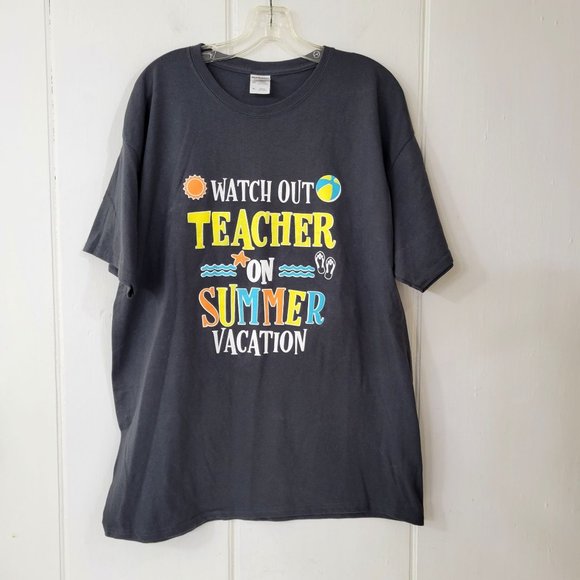 Teacher On Summer Vacation T Shirt - Picture 5 of 5